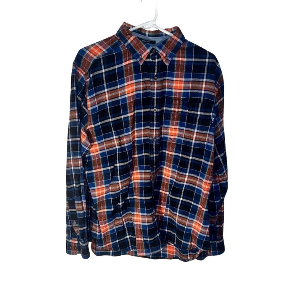 Woolrich Trout Run Men’s Large Plaid Flannel Shirt - Classic Fit - Picture 1 of 8